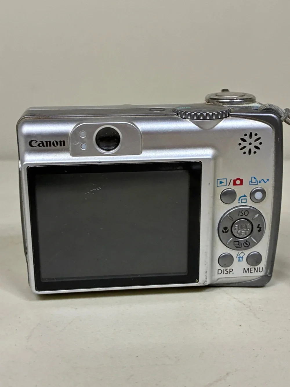 Canon PowerShot A560 7.1MP Digital Camera Silver FOR PARTS ONLY